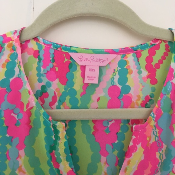 Lilly Pulitzer Silk Shirt in Dripping in Jewels - Picture 3 of 4